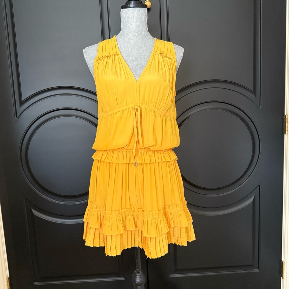 Ramy Brook Dress Yellow Small